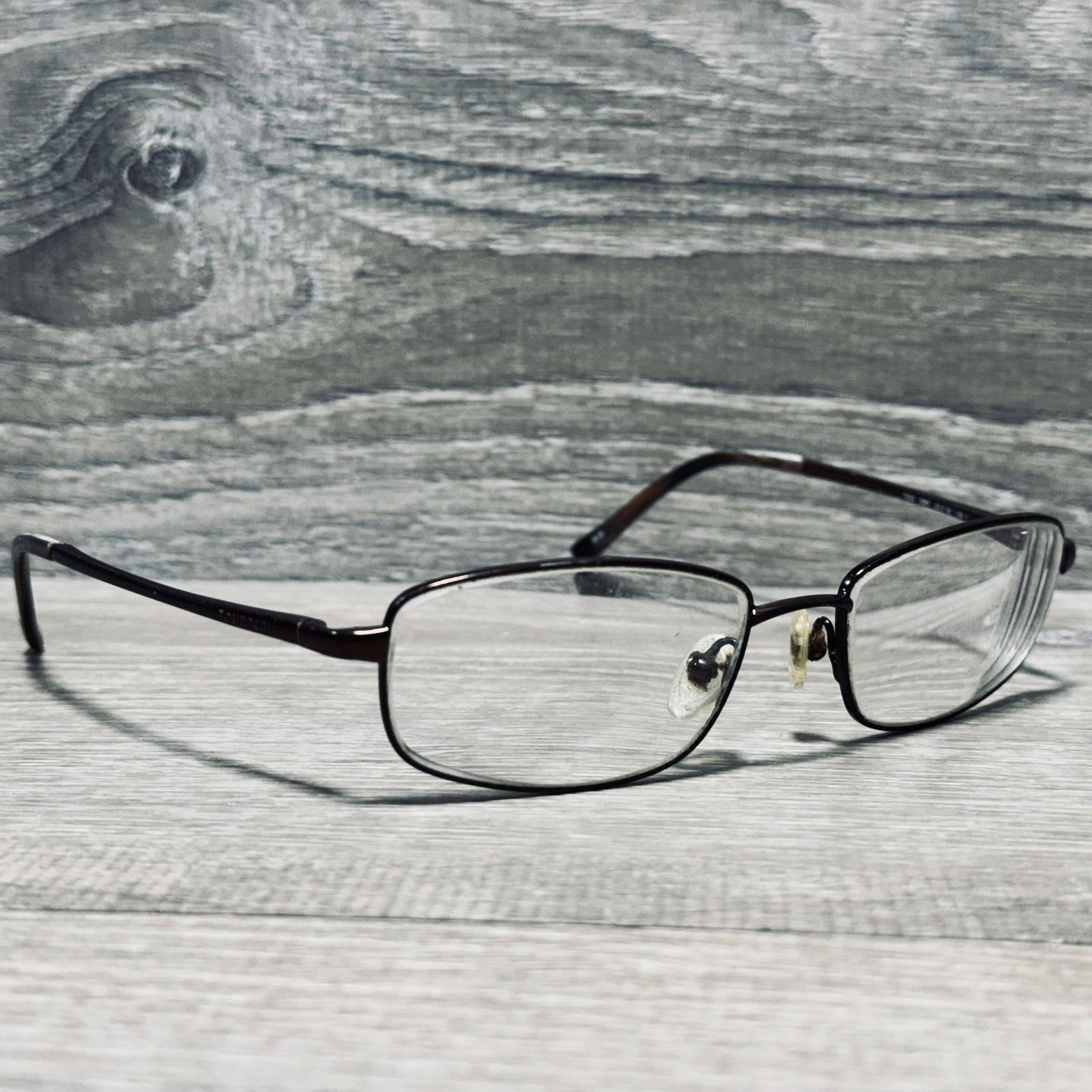 Tourneau T033 Dbr Eyeglass Frames Mens 5318135 Brown Tortoise Frames Only